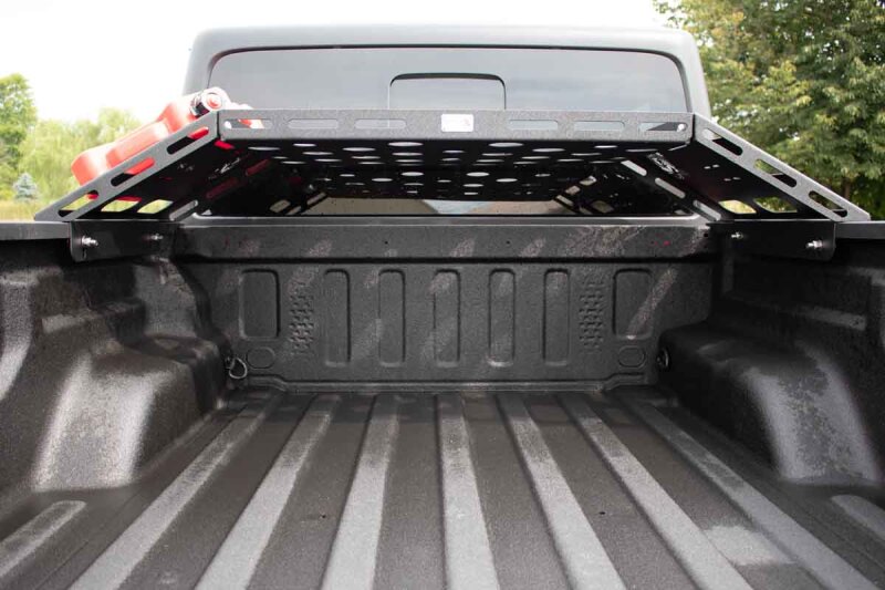 Jeep Gladiator JT Truck Bed Storage Rack - Fishbone Offroad - Powder Coated - Black - `20-`27